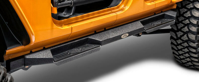 Body Armor 4x4 07-18 Jeep Wrangler JK 4 Door Rocksteps Side Steps Side Steps Body Armor 4x4