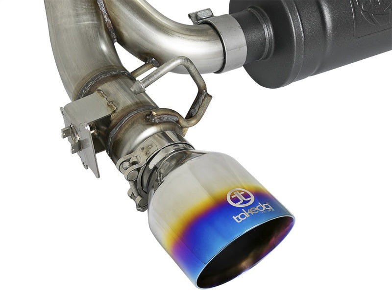 aFe Takeda 3in 304 SS Axle-Back Exhaust System w/ Blue Flame Tip 16-18 Ford Focus RS 2.3L (t) Axle Back aFe