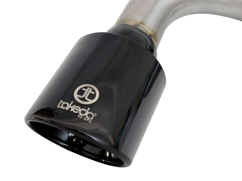aFe Takeda 11-16 Scion TC 2.5L 2 1/4-2 1/2in Stainless Steel Axle-Back Exhaust w/Black Tip Axle Back aFe