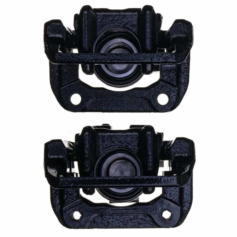 Power Stop 01-03 Acura CL Rear Black Caliper - Pair w/Bracket Brake Calipers - Perf PowerStop