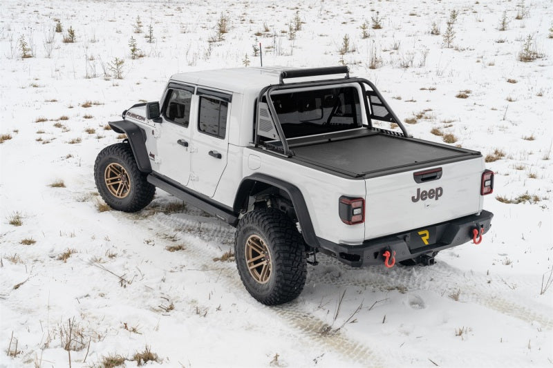 N-Fab ARC Sports Bar 20-22 Jeep Gladiator - Textured Black(Roll-N-Lock Cover Fitment Only) Bed Bars N-Fab