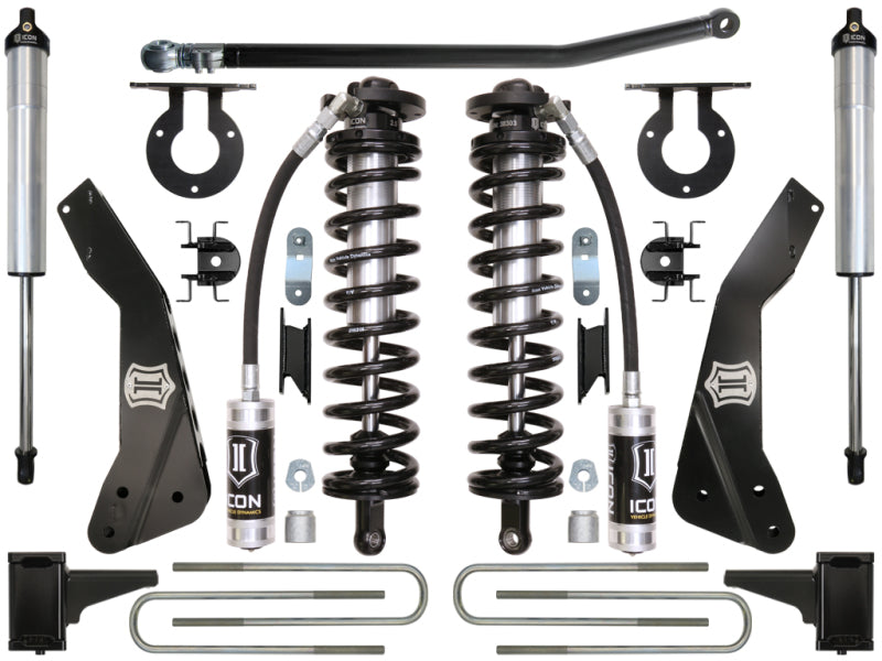 ICON 11-16 Ford F-250/F-350 4-5.5in Stage 2 Coilover Conversion System Coilover Components ICON