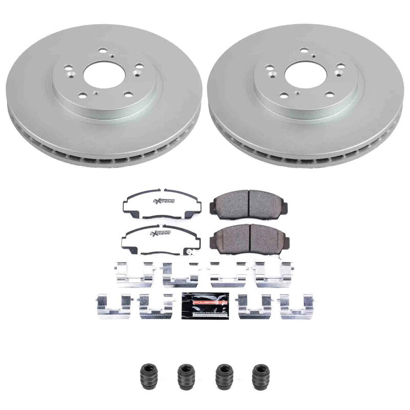 Power Stop 01-03 Acura CL Front Z26 Coated Brake Kit Brake Kits - Performance D&S PowerStop