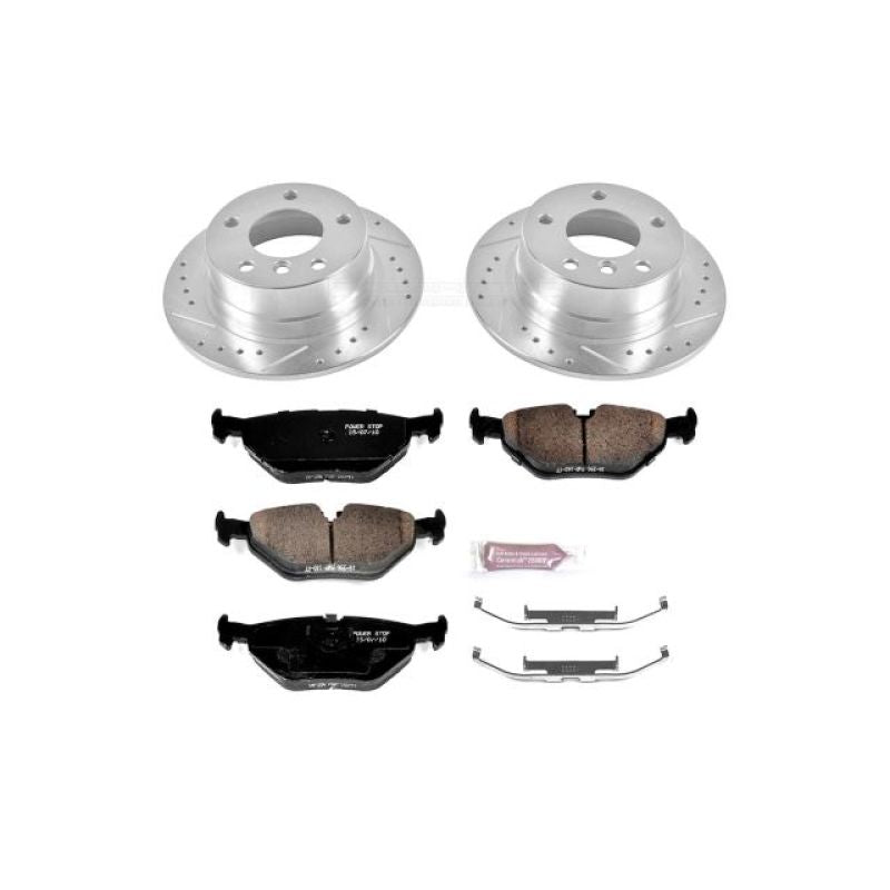 Power Stop 96-02 BMW Z3 Rear Z23 Evolution Sport Brake Kit Brake Kits - Performance D&S PowerStop