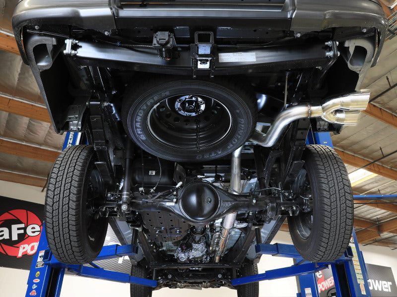 aFe 15-26 Toyota Hilux L4-2.4/2.8L (td) Vulcan Series 3in SS Rear-Side Exit Exhaust w/ Polished Tip Catback aFe