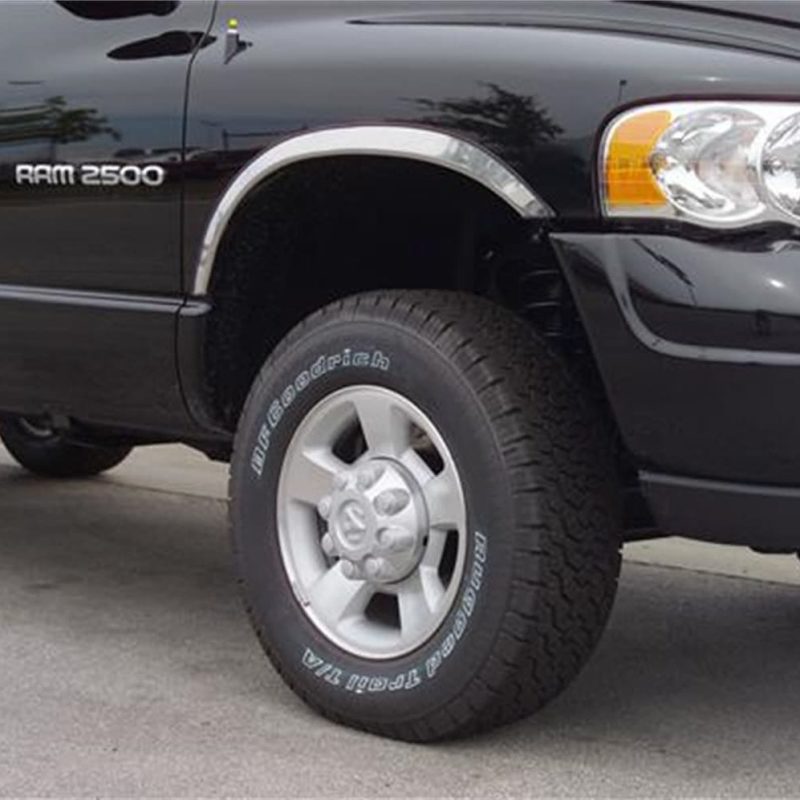 Putco 10-19 Ram 2500/3500 - Fits w/ and w/o Factory Fender Flares Stainless Steel Fender Trim Exterior Trim Putco