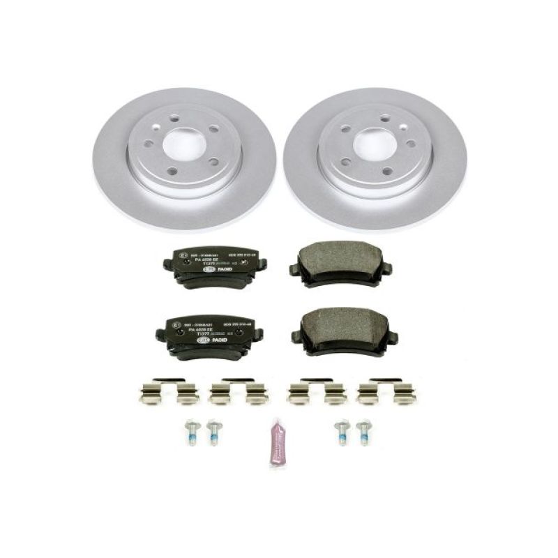 Power Stop 05-09 Audi A4 Rear Euro-Stop Brake Kit Brake Kits - OE PowerStop