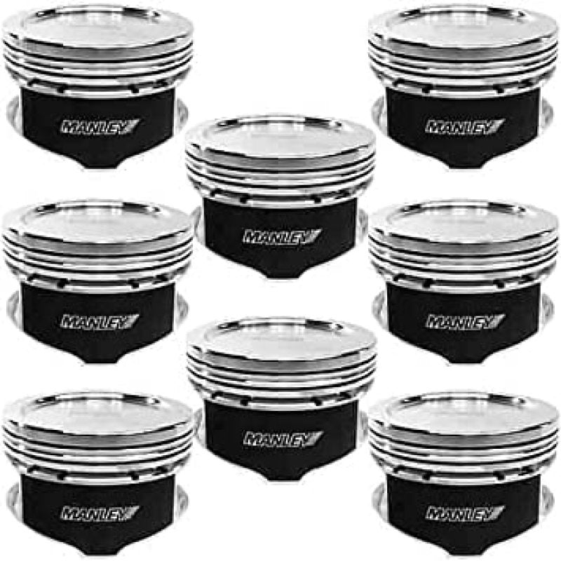 Manley Chevy LT1 Direct Injected Series 4.070in Bore -2 cc Dish Platinum Series Pistons Piston Sets - Forged - 8cyl Manley Performance