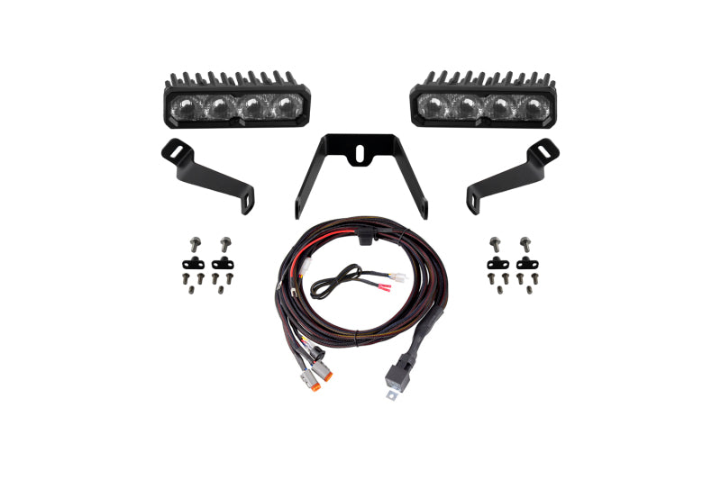 Diode Dynamics 2015-2017 Subaru WRX SS6 Sport LED Kit White Driving 6000K Light Bars & Cubes Diode Dynamics