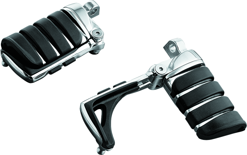 Kuryakyn Switchblade Pegs With Male Mount Adapter Chrome Footpegs Kuryakyn