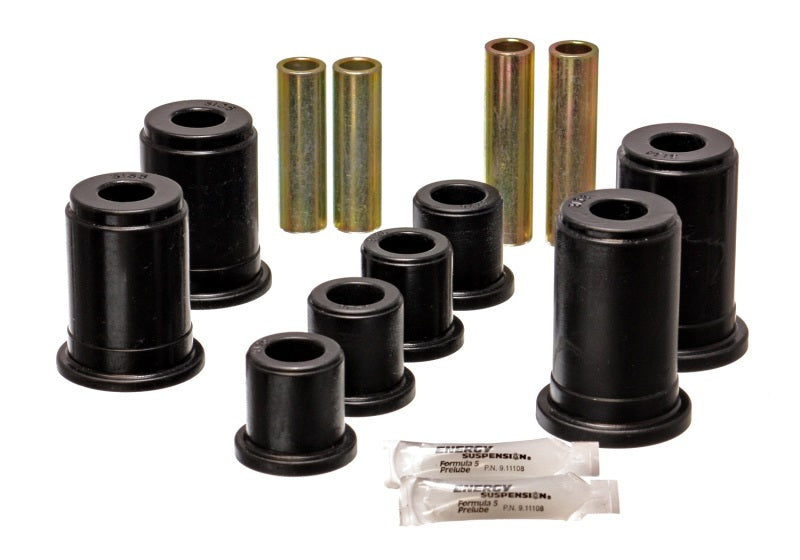 Energy Suspension 99-04 Chevy Silverado/GMC Sierra Black Front and Lower Control Arm Bushing Set Bushing Kits Energy Suspension