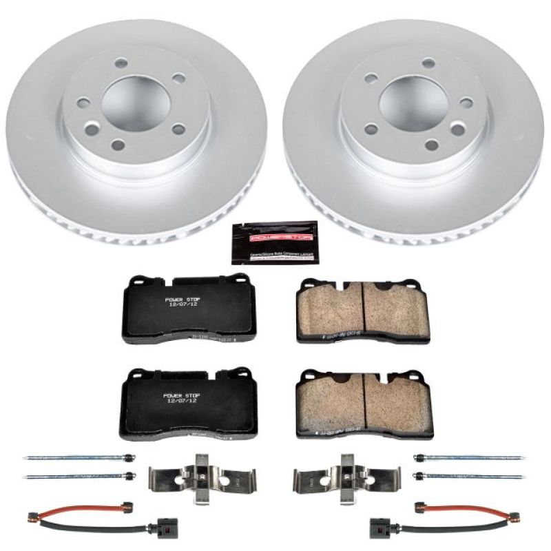 Power Stop 06-17 Volkswagen Touareg Front Z23 Evolution Sport Coated Brake Kit Brake Kits - Performance D&S PowerStop