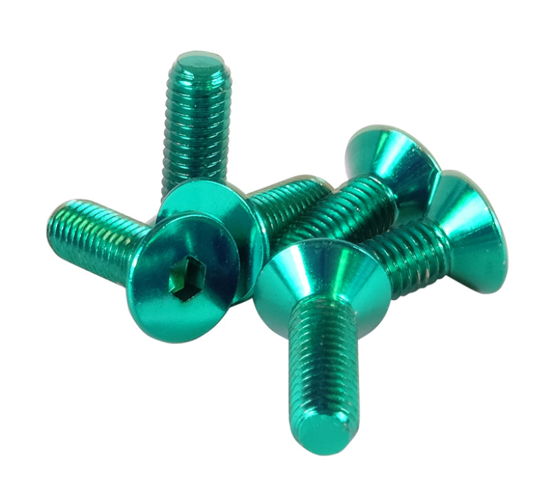 NRG Steering Wheel Screw Upgrade Kit (Conical) - Green Steering Wheels NRG