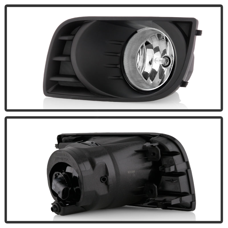 Spyder Toyota Sequoia 08-16 OEM Style Fog Lights w/OEM Fit Switch - Fog Bulbs-4145(Included) - Clear Fog Lights SPYDER