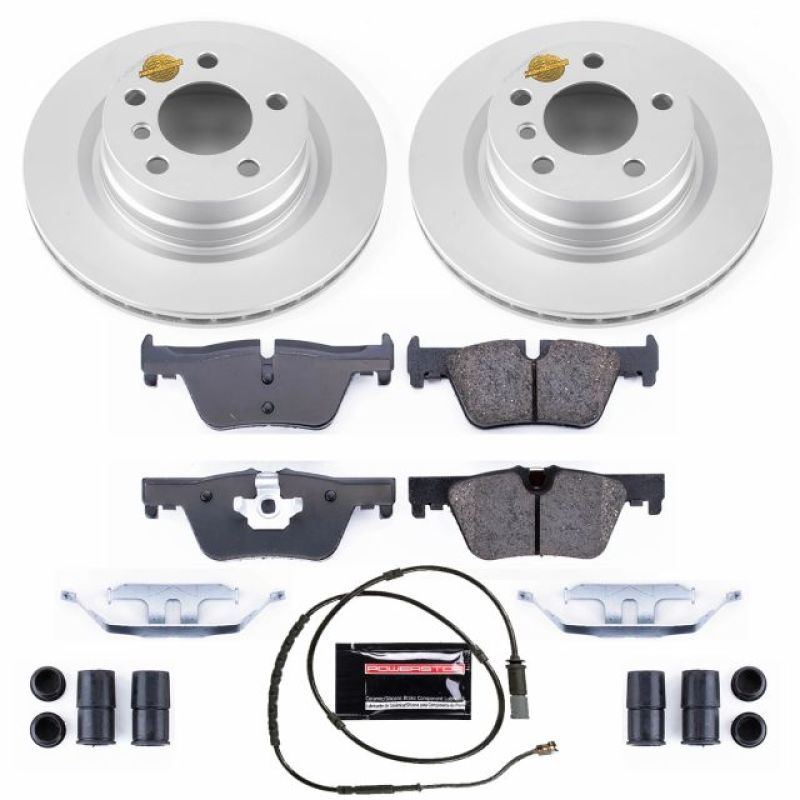 Power Stop 14-16 BMW 228i Rear Z23 Evolution Sport Coated Brake Kit Brake Kits - Performance D&S PowerStop