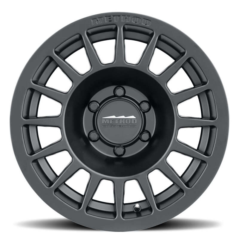 Method MR707 Bead Grip 18x8.5 / +38mm Offset / 5x120 BP / 64.25mm CB / 6.2in BS Matte Black Wheel Wheels - Cast Method Wheels