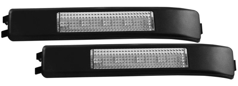 ANZO LED Mirror Lights 2009-2014 Ford F-150 LED Mirror Lights Clear w/ Amber LED Lights Corner ANZO