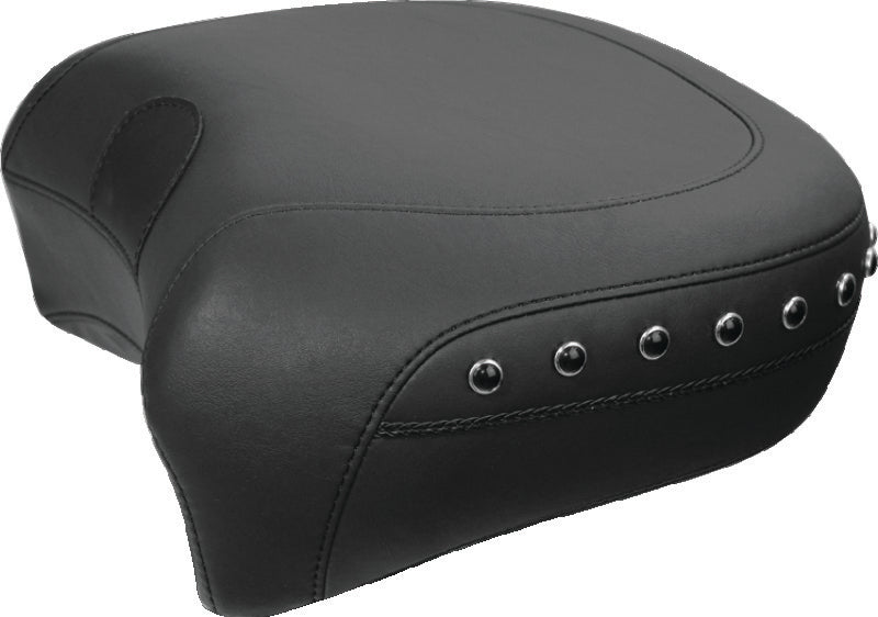 Mustang 08-21 Harley Electra Glide Standard Super Touring Recessed Passenger Seat - Black Passenger Motorcycle Seats Mustang Motorcycle