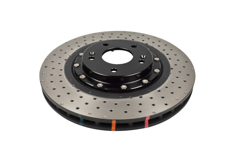 DBA 2018+ Hyundai I30 N Performance Front Cross Drilled/Dimpled 5000 Series Rotor Brake Rotors - 2 Piece DBA