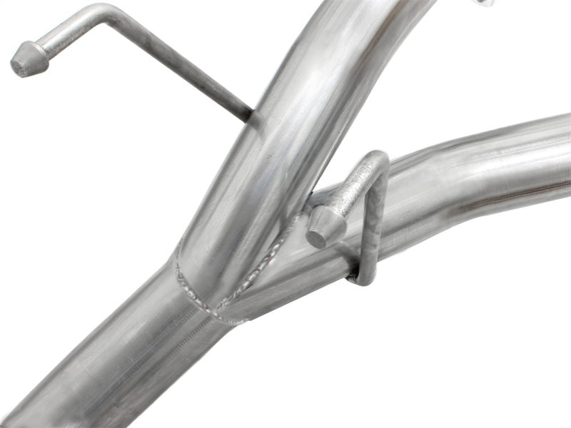 aFe MACHForce XP DPF-Back Exhaust 2.5in SS with Polished Tips 2014 Dodge Ram 1500 V6 3.0L EcoDiesel DPF Back aFe