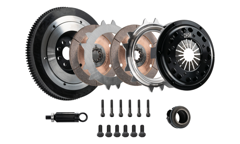DKM Clutch BMW E34/E36/E39/E46/Z3 (6 Cyl) Ceramic Twin Disc MR Clutch w/Flywheel (650 ft/lbs Torque) Clutch Kits - Multi DKM Clutch