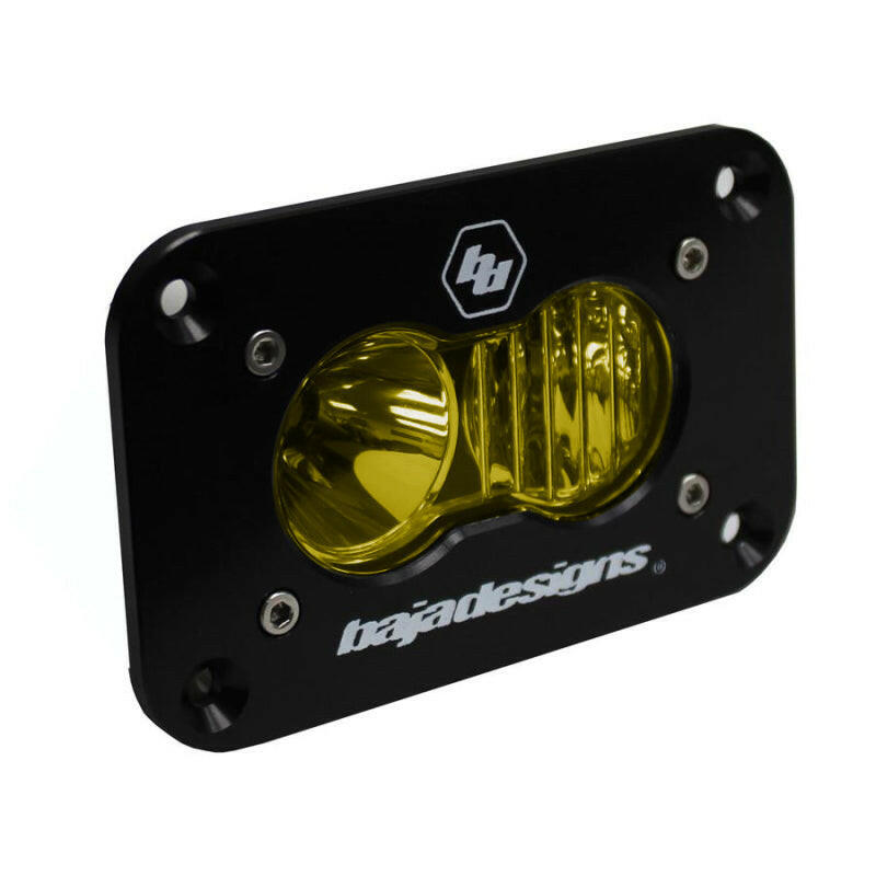 Baja Designs S2 Driving/Combo Flush Mount LED - Amber Light Mounts Baja Designs