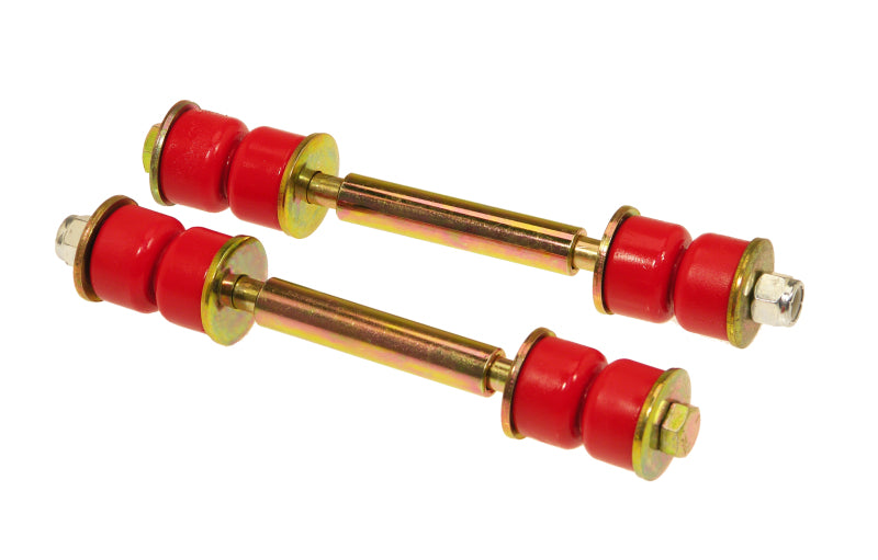 Prothane Universal End Link Set - 4 5/8in Mounting Length - Red Sway Bar Bushings Prothane