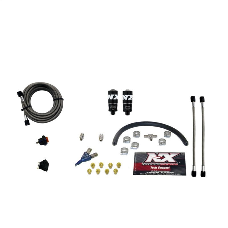 Nitrous Express Hitman EFI Single Nozzle Piranha Nitrous Kit (35-75HP) w/o Bottle Nitrous Systems Nitrous Express
