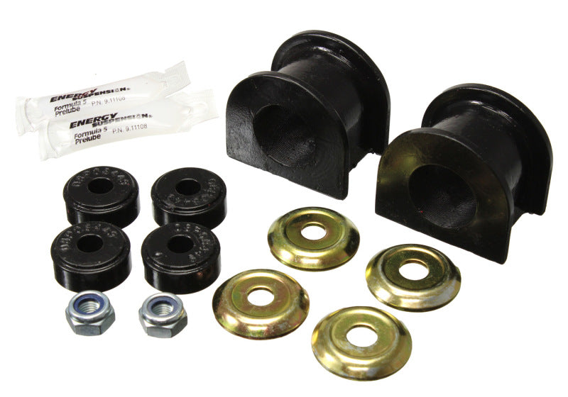 Energy Suspension 05-15 Toyota Tacoma 2WD 30mm Front Sway Bar Bushing Set - Black Bushing Kits Energy Suspension