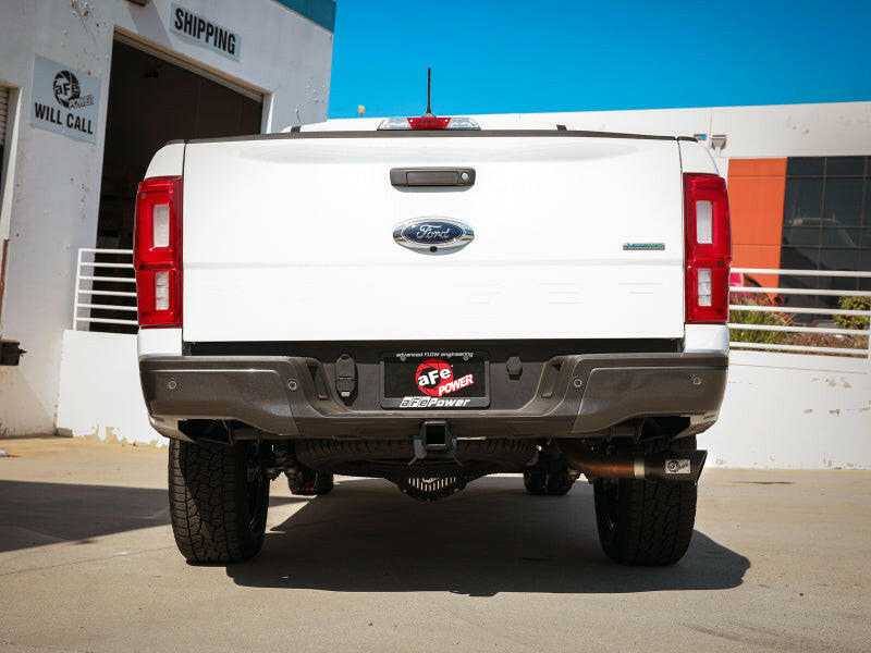 aFe Apollo GT Series 3in 409 SS Axle-Back Exhaust 2019 Ford Ranger 2.3L w/ Black Tips Axle Back aFe