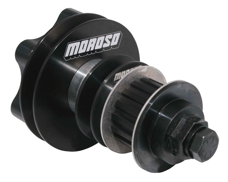 Moroso Chevrolet Big Block (Long 3 Bolt) Dry Sump & Vacuum Pump Drive Kit - Flange Style w/Pulleys Vacuum Pumps Moroso