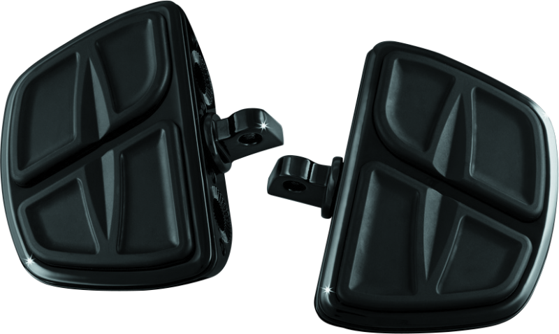 Kuryakyn Kinetic Mini Boards With Adapter Black Running Boards Kuryakyn