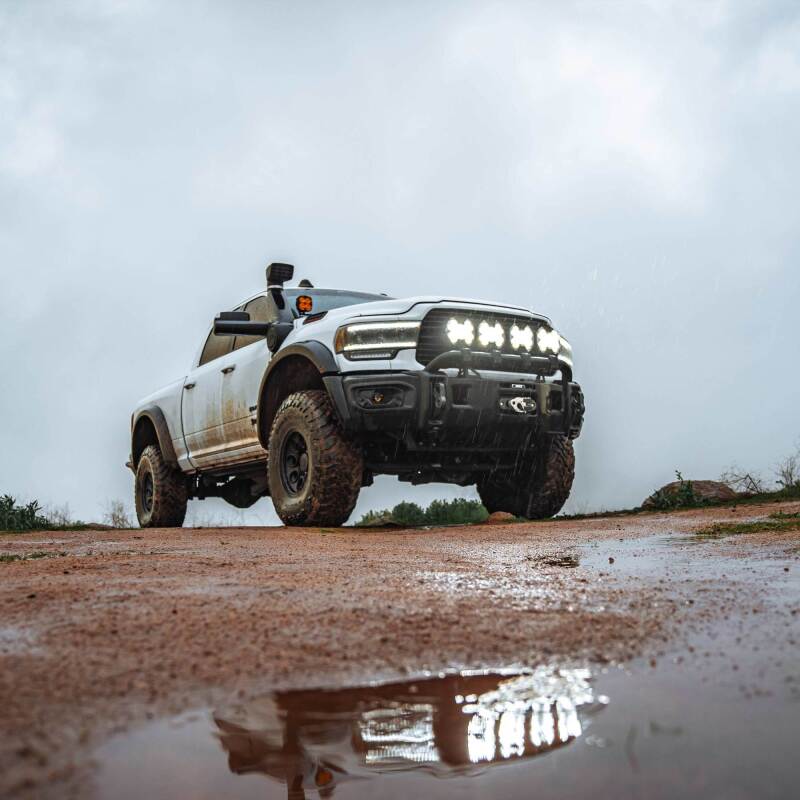 KC HiLiTES SlimLite 8in. LED Light Shield (Shield Only) - Clear Light Covers and Guards KC HiLiTES