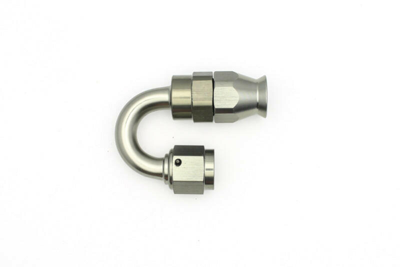 DeatschWerks 6AN Female Swivel 180-Degree Hose End PTFE (Incl. 1 Olive Insert) Fittings DeatschWerks