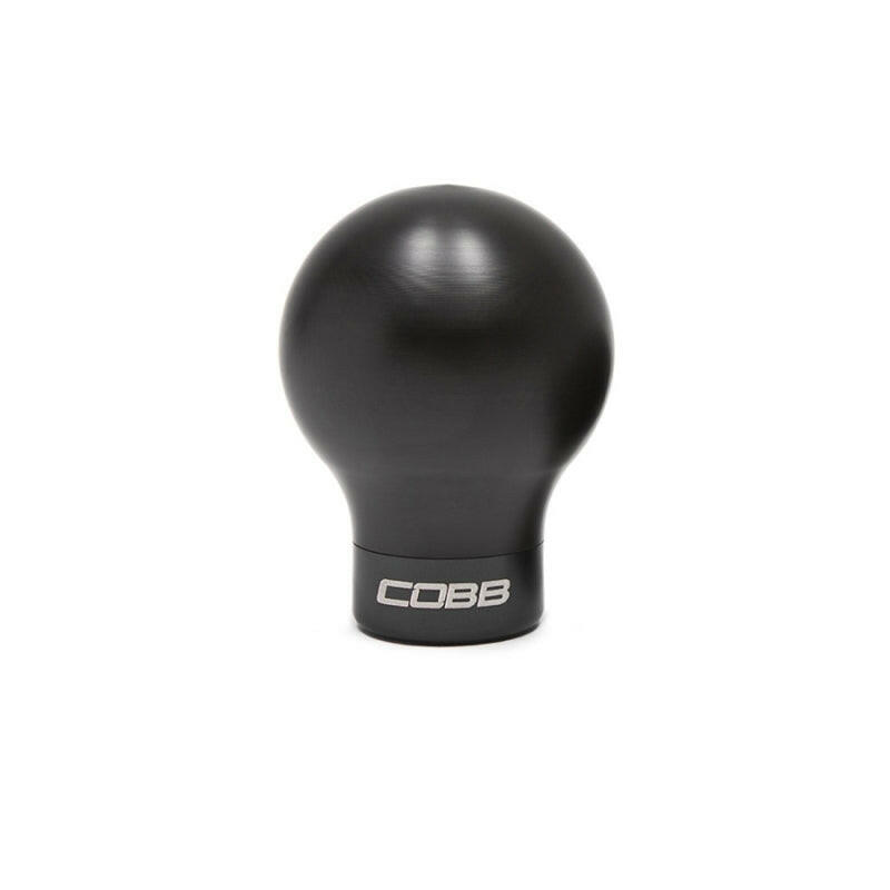 Cobb Subaru 6-Speed COBB Shift Knob - Black w/Stealth Black Collar (Non-Weighted) Shift Knobs COBB