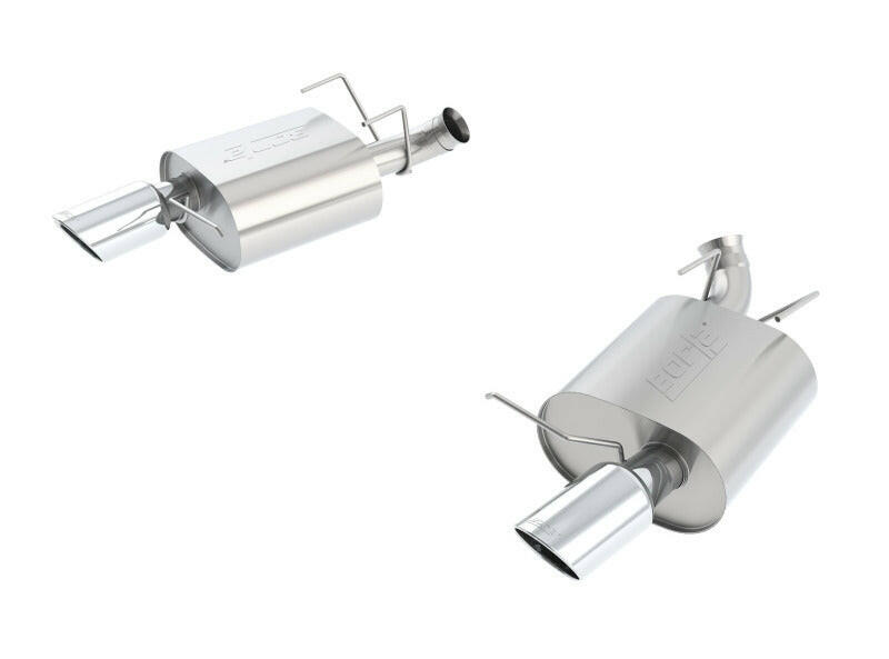 Borla 13-14 Mustang GT/Boss 302 5.0L V8 RWD Single Split Rr Exit Touring Exhaust (rear section only) Axle Back Borla