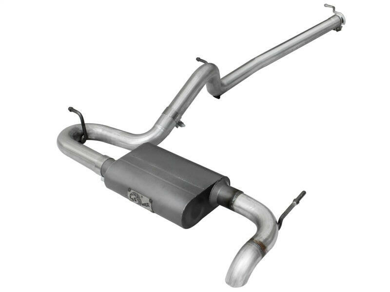 aFe Scorpion Exhaust System Cat Back 2.5in Aluminized Hi-Tuck 07-18 Jeep Wrangler JK V6 3.6/3.8L Catback aFe
