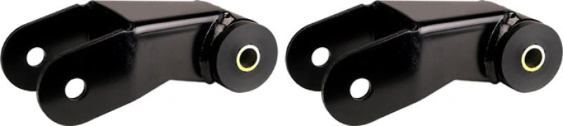 RockJock XJ Cherokee Boomerang Leaf Spring Shackles 5in w/ Urethane Bushings and Hardware Leaf Springs & Accessories RockJock