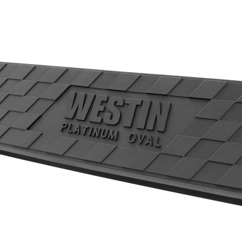 Westin 2019 Chevrolet Silverado/Sierra 1500 Crew Cab Platinum 4 Oval Nerf Step Bars - SS Nerf Bars Westin