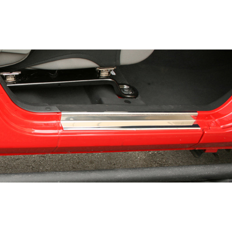 Rugged Ridge 07-18 Jeep Wrangler 2 Door Stainless Steel Door Entry Guards Door Panels Rugged Ridge