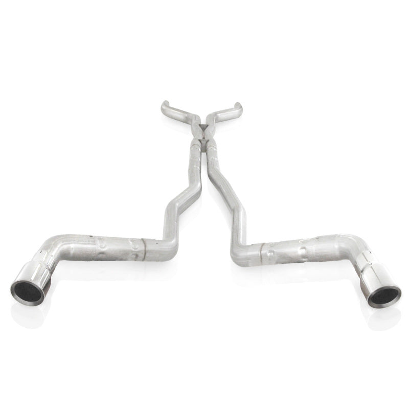 Stainless Works 10-15 Camaro 6.2L 3in Dual Chambered Catback System X-Pipe Factory Connect Catback Stainless Works