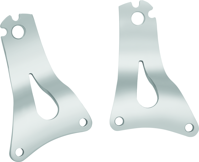 Kuryakyn Fixed Mounts For Multi-Purpose Backrest Chrome Seats Kuryakyn