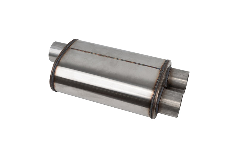 Corsa PRO-Series Tuned 304SS Muffler 3.0in Single Inlet / Dual Outlet - 19in OAL Muffler CORSA Performance