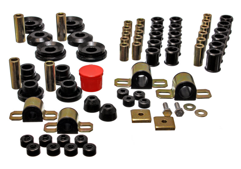 Energy Suspension 95-98 Nissan 240SX (S14) Black Hyper-Flex Master Bushing Set Bushings - Full Vehicle Kits Energy Suspension