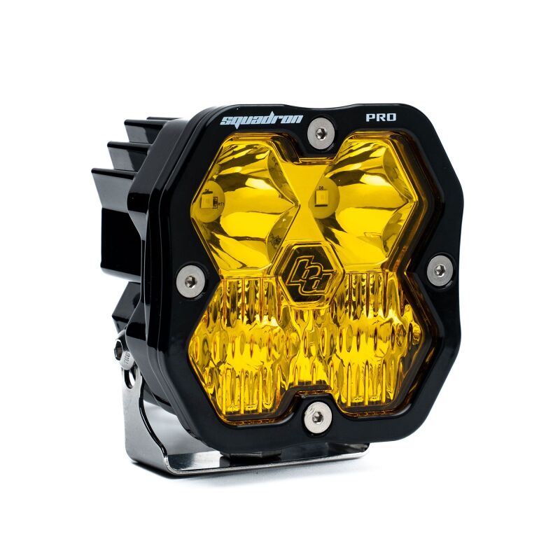 Baja Designs Squadron 2.0 Pro LED Driving/Combo (Single Light) - Baja Amber Light Bars & Cubes Baja Designs