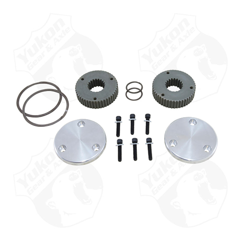 Yukon Gear Hardcore Drive Flange Kit For Dana 44 / 19 Spline Outer Stubs. Non-Engraved Caps Differential Install Kits Yukon Gear & Axle