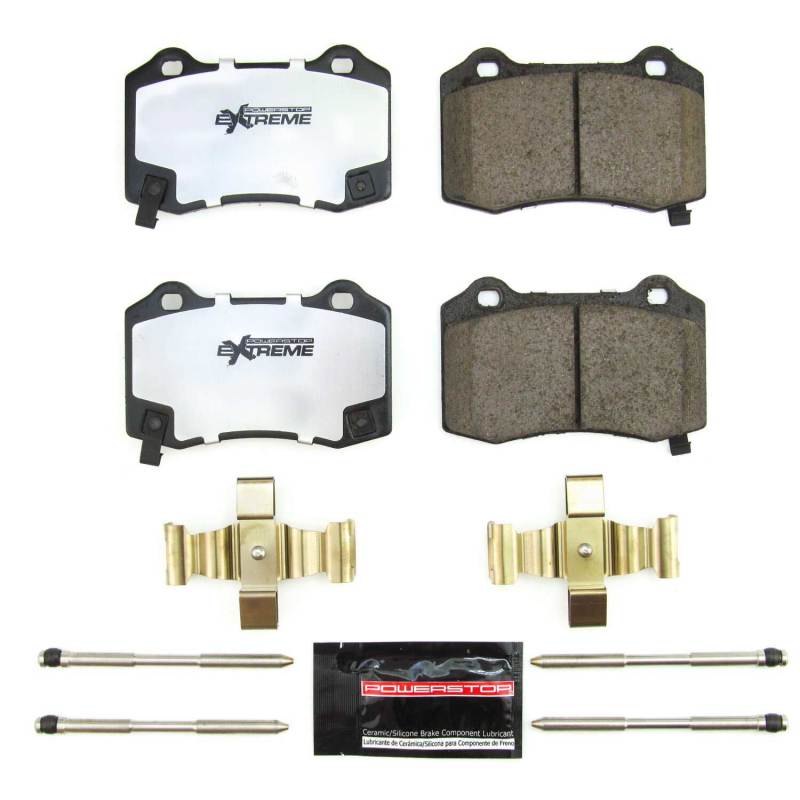 Power Stop 18-21 Jeep Grand Cherokee Rear Z26 Extreme Street Brake Pads w/Hardware Brake Pads - Performance PowerStop