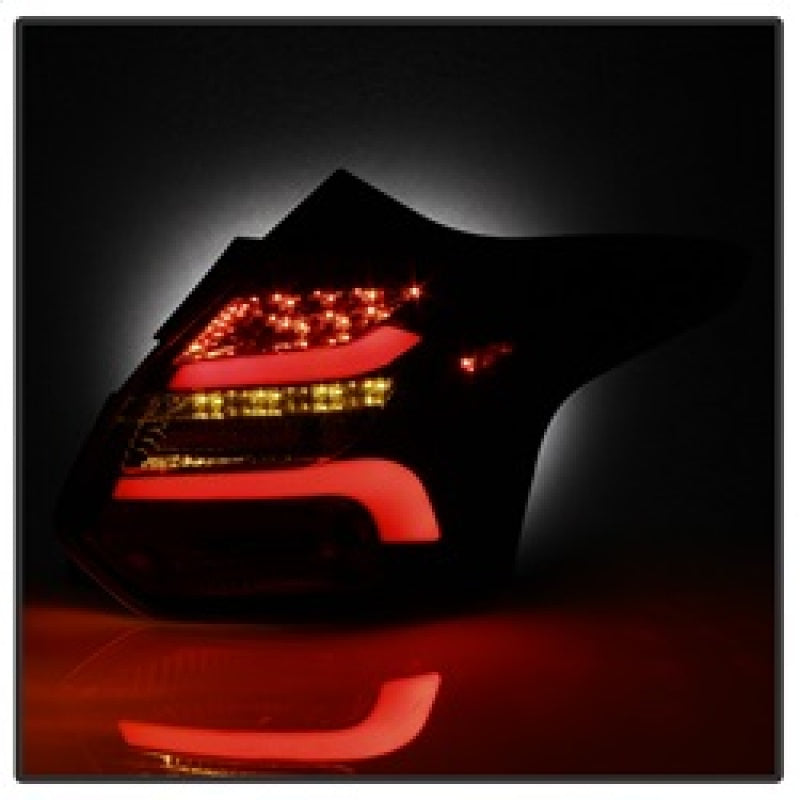 Spyder 12-14 Ford Focus 5DR LED Tail Lights - Black Smoke (ALT-YD-FF12-LED-BSM) Tail Lights SPYDER