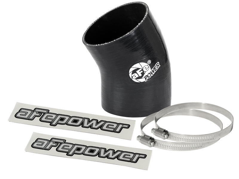 aFe Magnum FORCE Intake Coupling Kit (3 IN ID x 30 Deg.) Elbow Coupler - Black Air Intake Components aFe