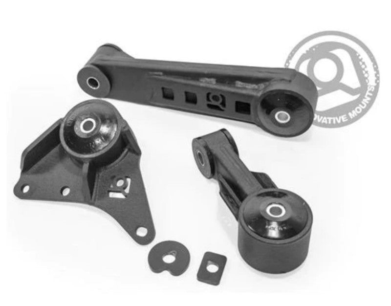 Innovative 03-05 Dodge Neon A853 Black Steel Mounts 95A Bushings Engine Mounts Innovative Mounts